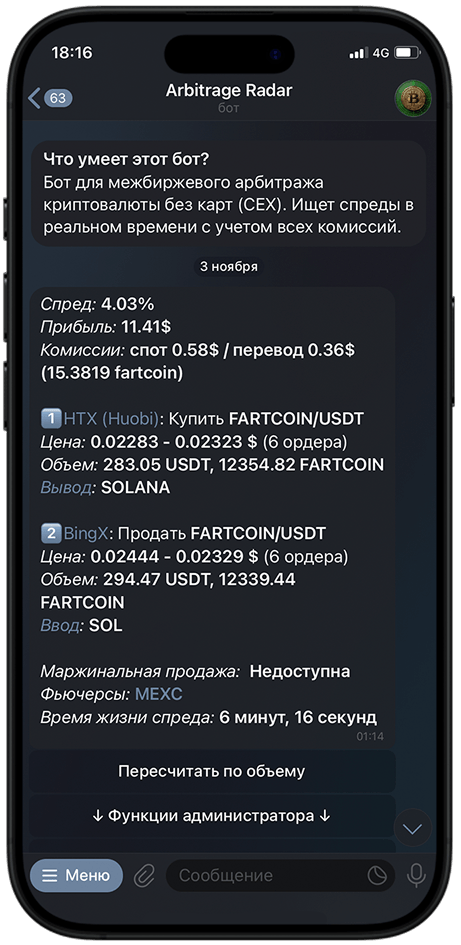Обзор арбитражной связки